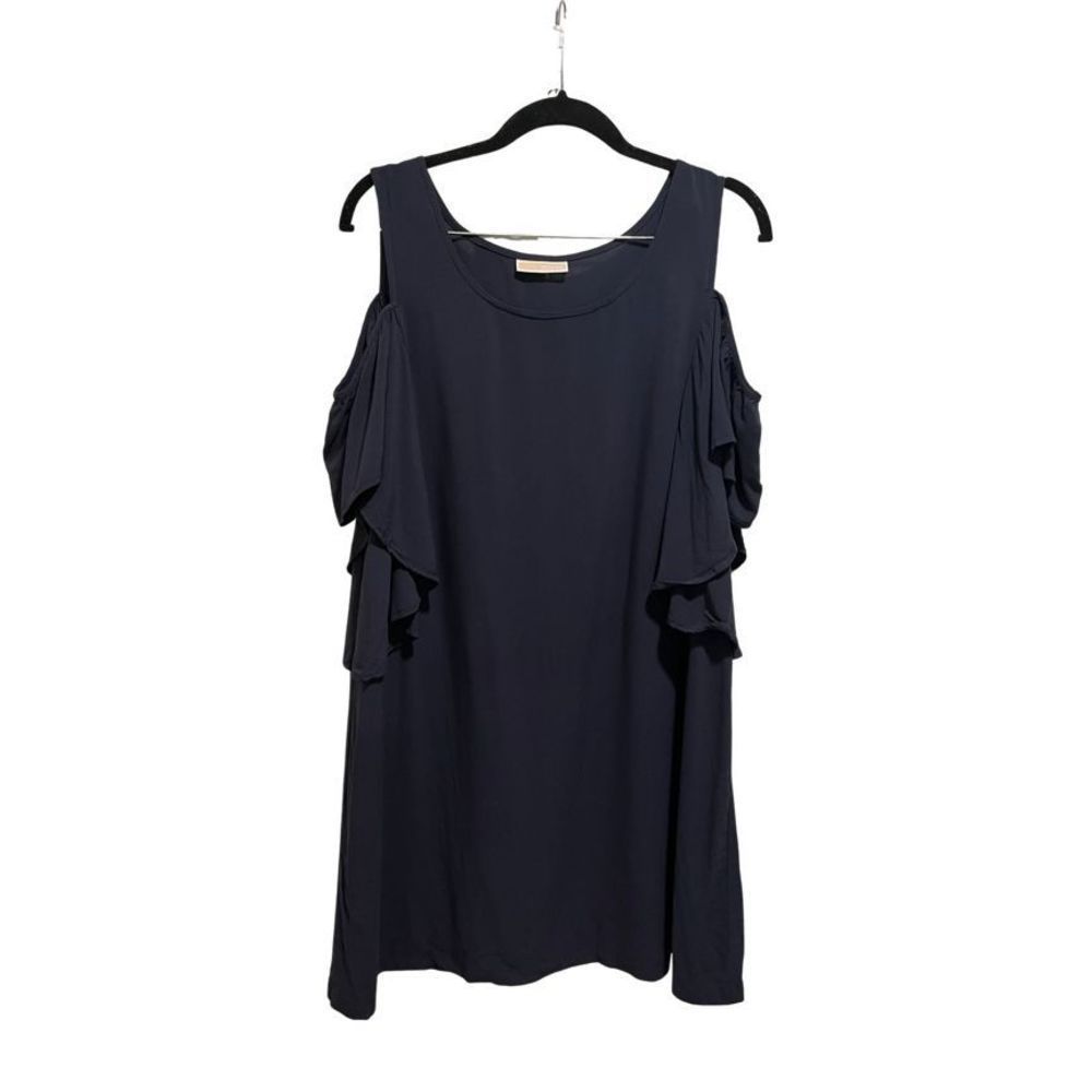 Michael Kors Women’s Flutter Cold Shoulder Dress